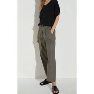 THE RESET R Label Slouchy Trouser in Hunter Green - L
